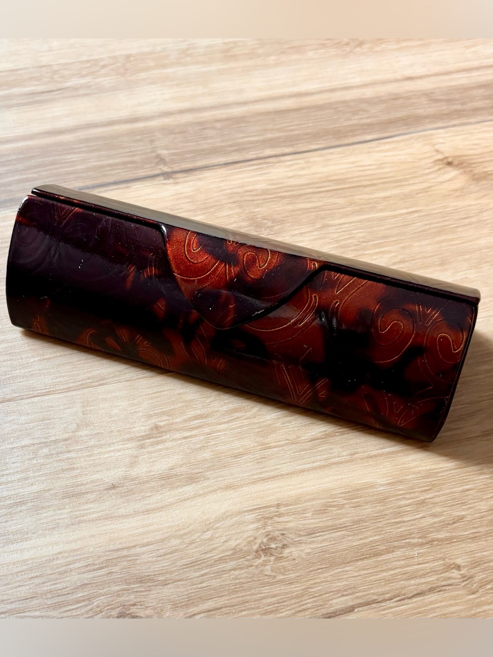 Tortoiseshell Pattern Women's Eyeglass Case - Cote D’Azur